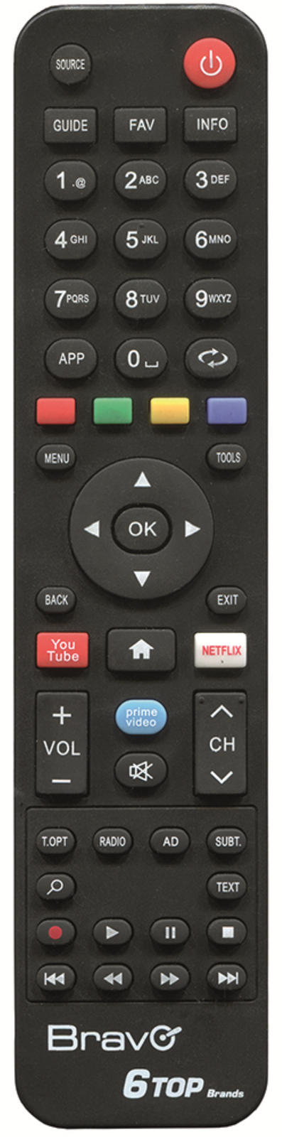 Bravo telecomando per tv universale 6 top brands - Bravo