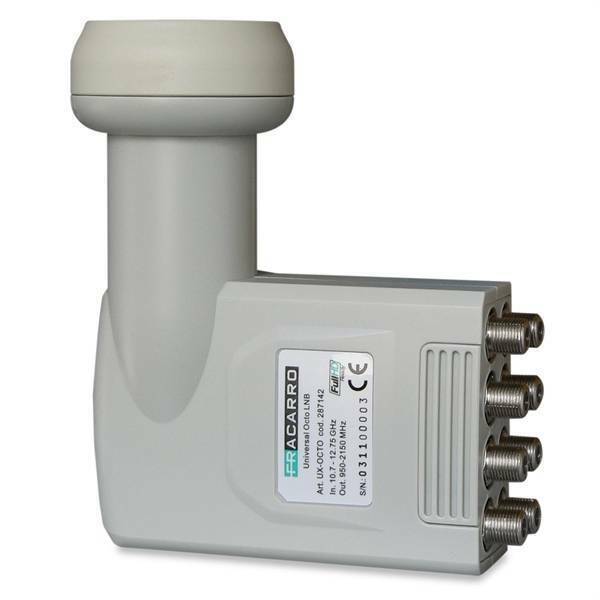 Fracarro LNB UNIVERSALE FULL HD LTE 8 USCITE INDIPENDENTI UX-OCTO 287142 287340