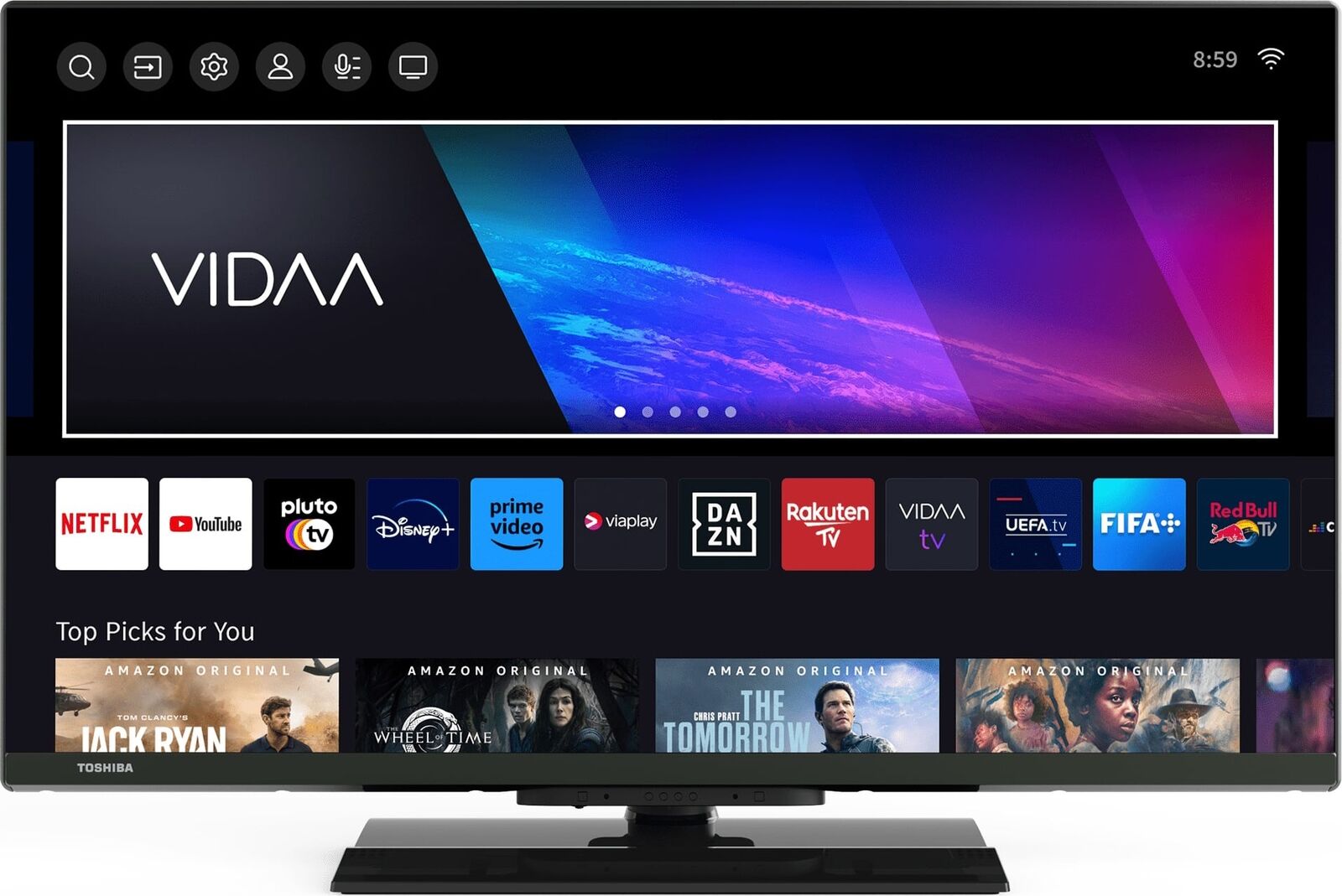 Smart TV 32 Pollici Full HD Display LED Vidaa Classe E 32LV3E63DA Toshiba