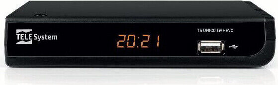 Decoder Digitale Terrestre DVB-T2 HD Ready Nero 21005331 Telesystem Unico