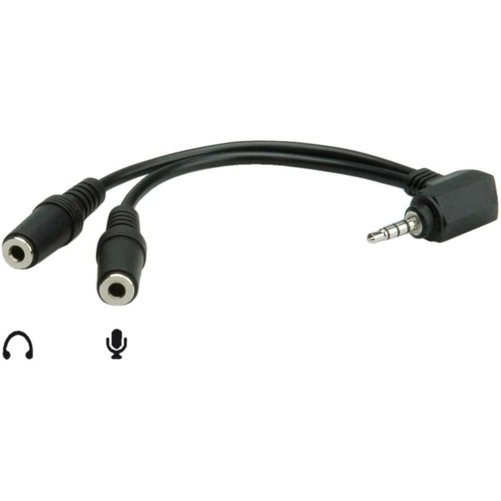 Cavo Audio da Stereo a doppio mono 15cm (11.09.4441-20)