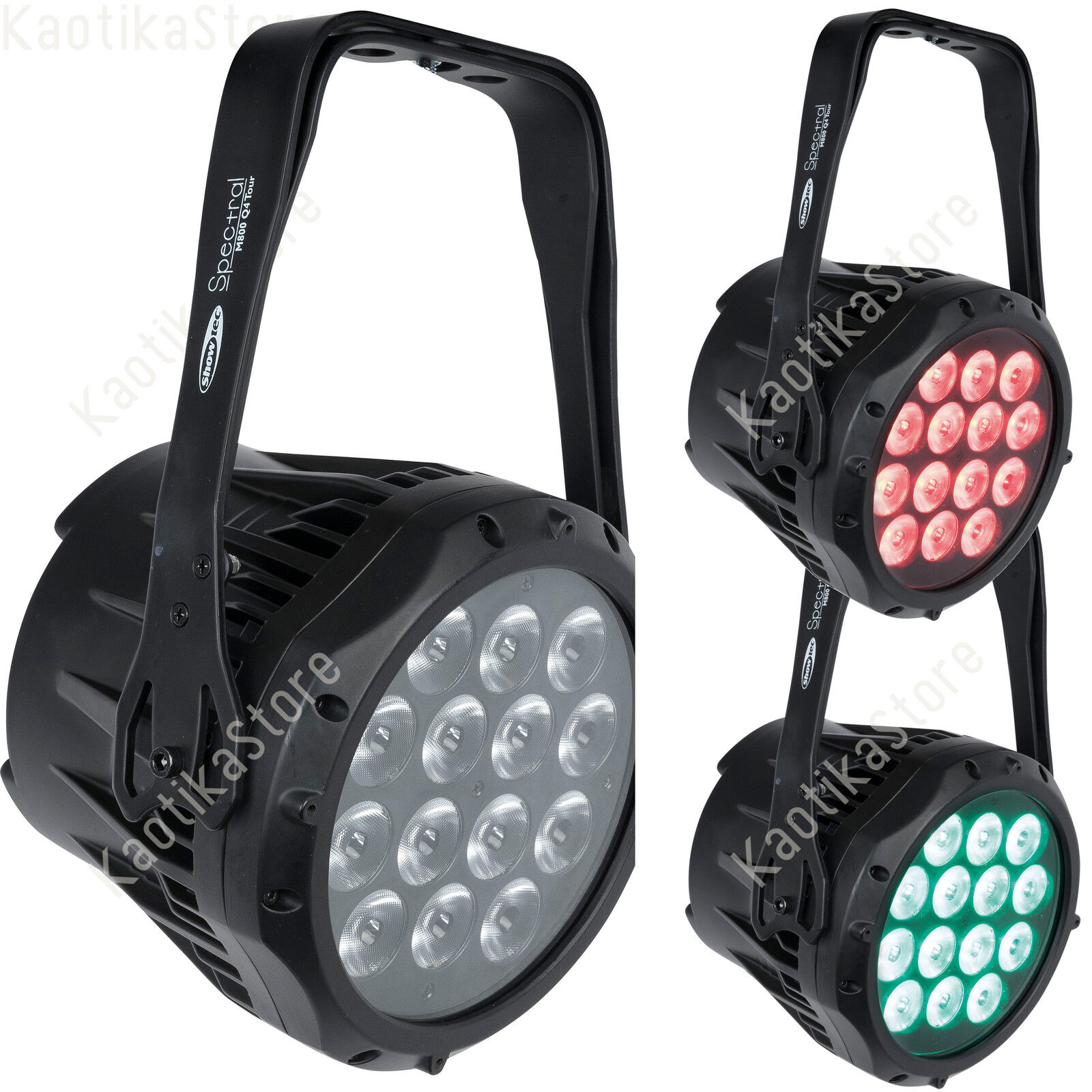 FARO IP65 PAR LED TOUR PALCO PIAZZA EVENTI MUSIC SHOWTEC SPECTRAL M800 QUADCOLOR