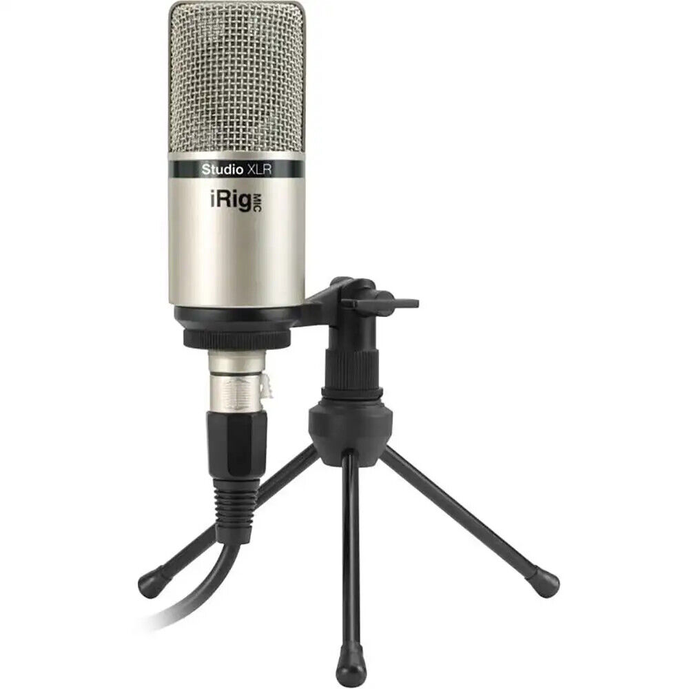 IK MULTIMEDIA IRIG MIC STUDIO XLR microfono analogico condensatore studio NUOVO