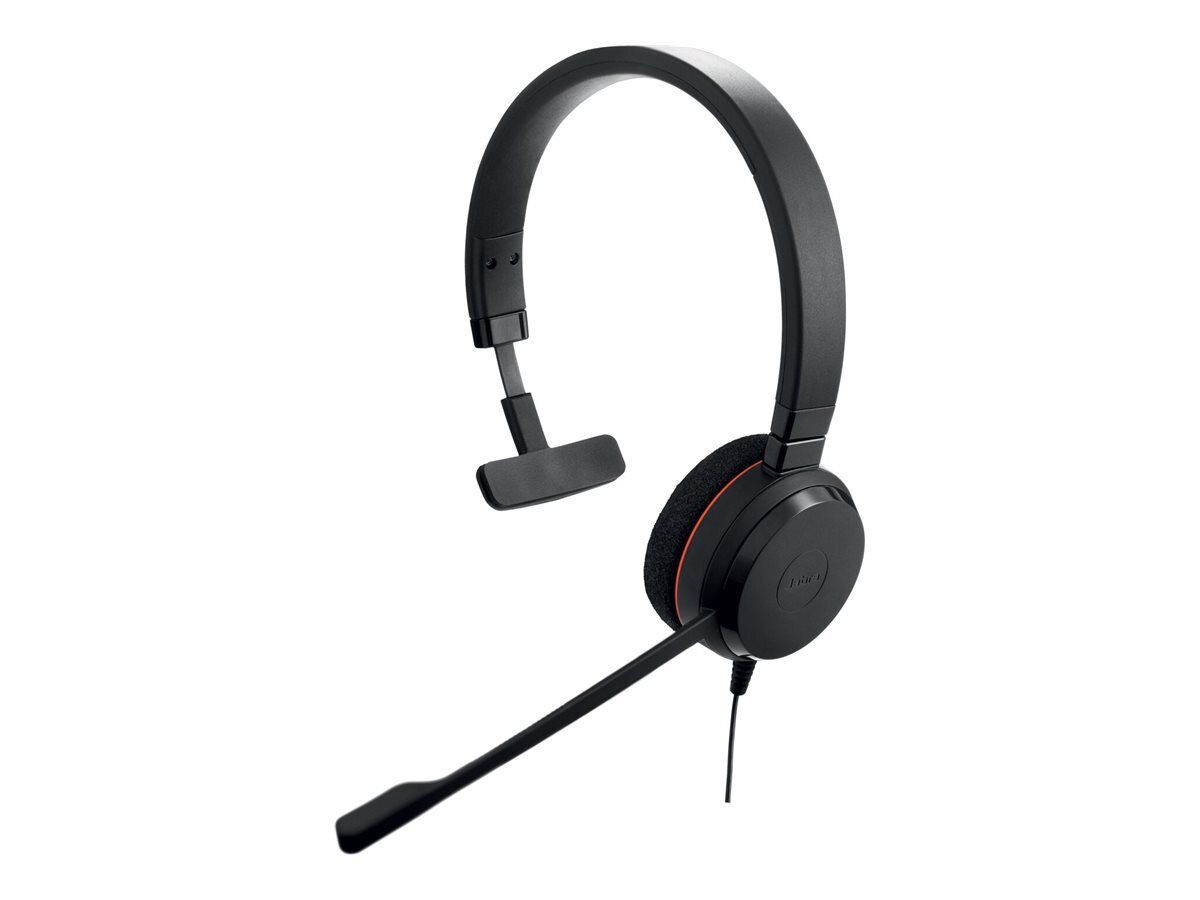 Jabra Evolve 20 MS mono Headset on-ear wired USB Certified 4993-823-109