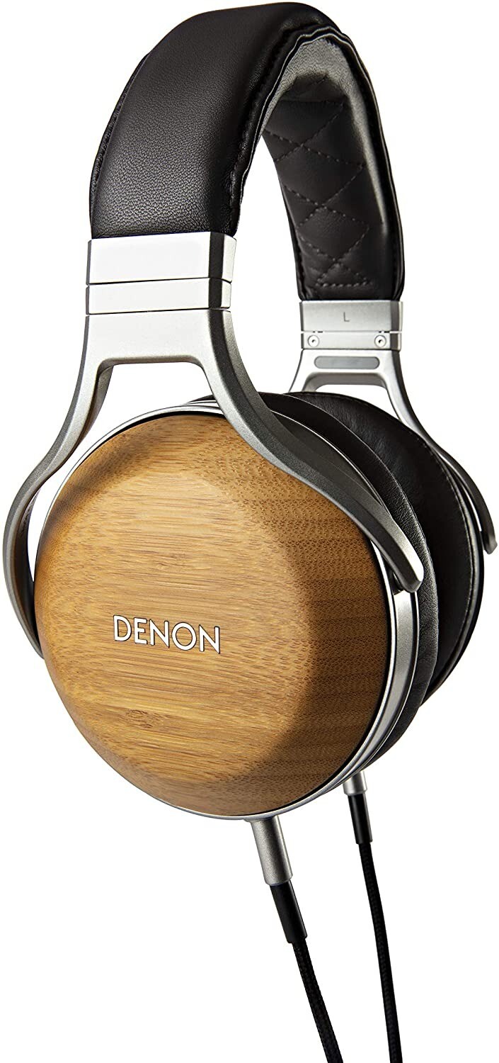 Denon AH-D9200 Bambù sopra Orecchi Premium Cuffie