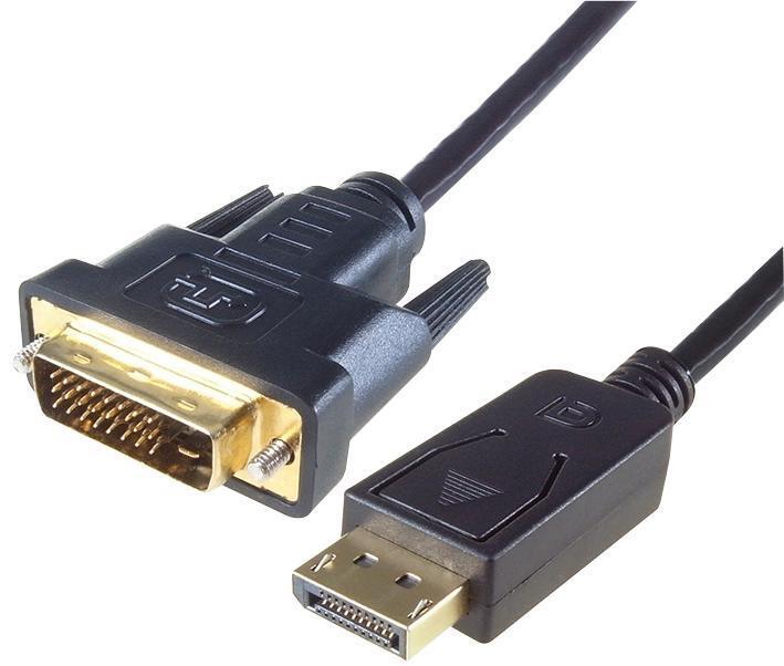 CONNEKT GEAR - Cavo DisplayPort maschio a DVI-D maschio, 2 m nero