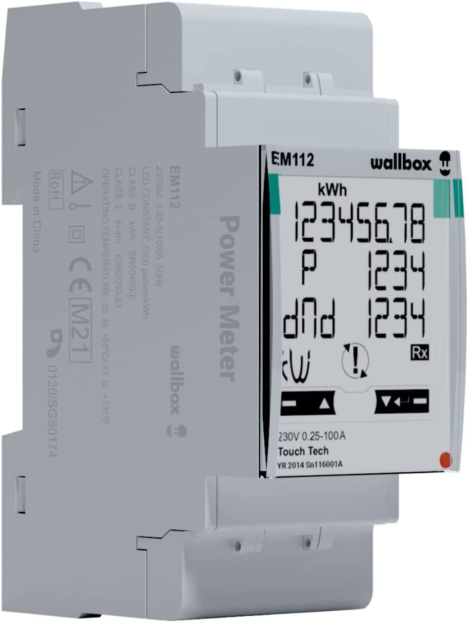 Wallbox Power Meter Monofase Fino A 100A ECO Smart Mtr-1p-100a
