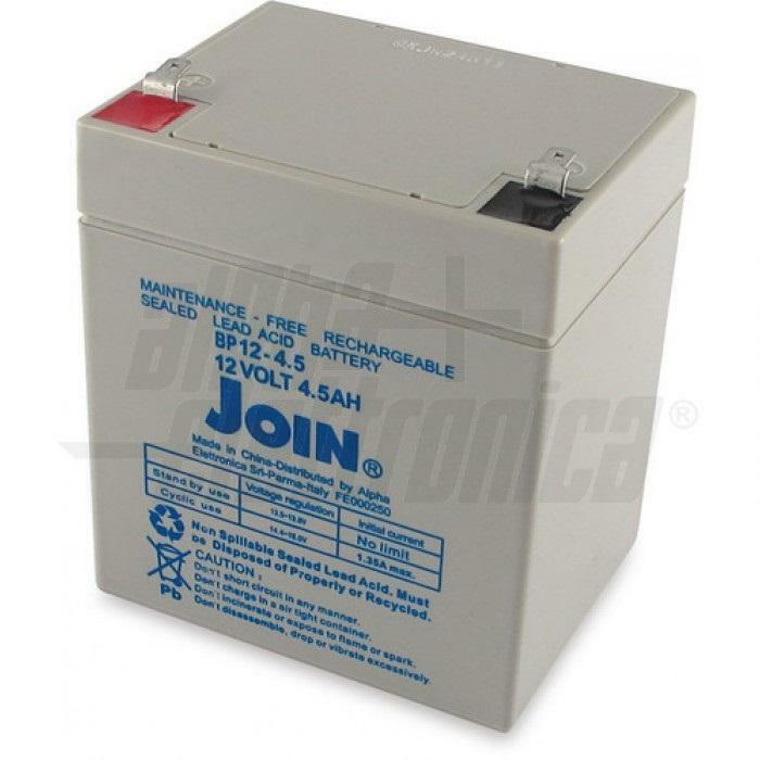 ALPHA ELETTRONICA BATTERIA PIOMBO AGM 12V 4.5AH FASTO BP12-4.5