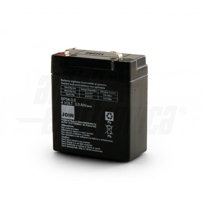 Batteria Piombo 4v 3,2ah Agm Verticale ALPHA ELETTRONICA BP04-3.0
