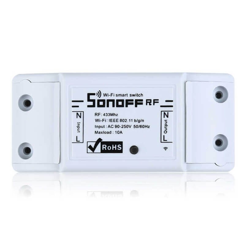 Sonoff RFR2 Smart Switch Wifi con ricevitore RF 433 compatibile Alexa e Google