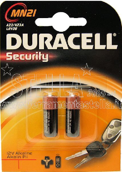 2 PILE BATTERIE TELECOMANDI 12V TELECOMANDO CANCELLO AUTO BATTERIA DURACELL PILA