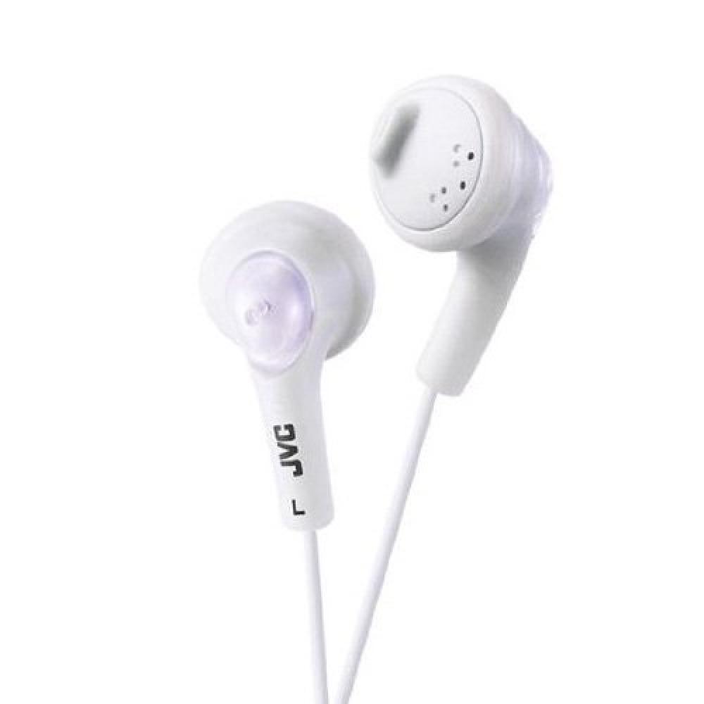 (TG. N/A) JVC HA-F160 Gumy Cuffia Auricolare, Bass Boost, Bianco - NUOVO