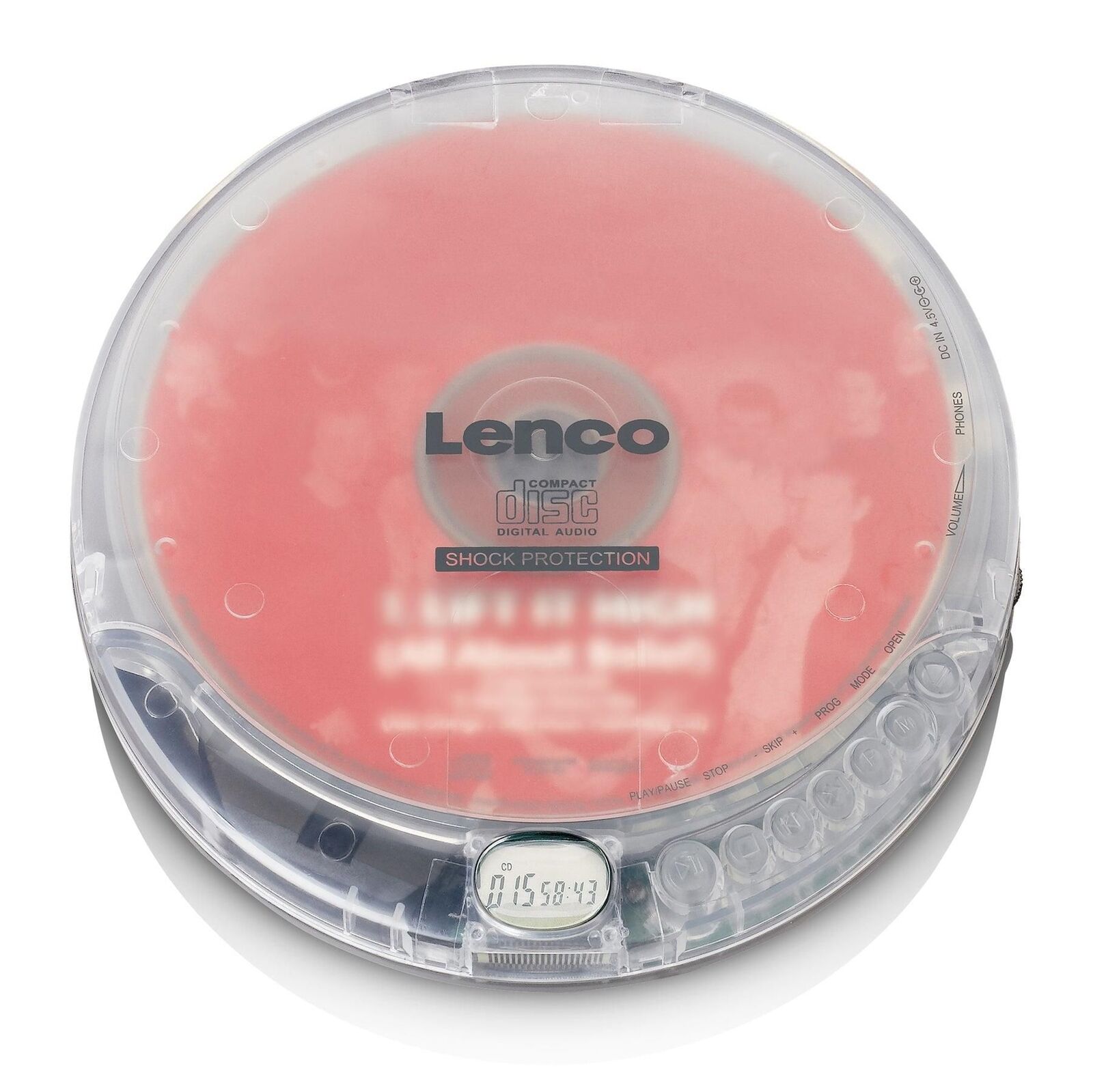 Lenco CD-202TR Discman Con Display LCD Radio Portatili