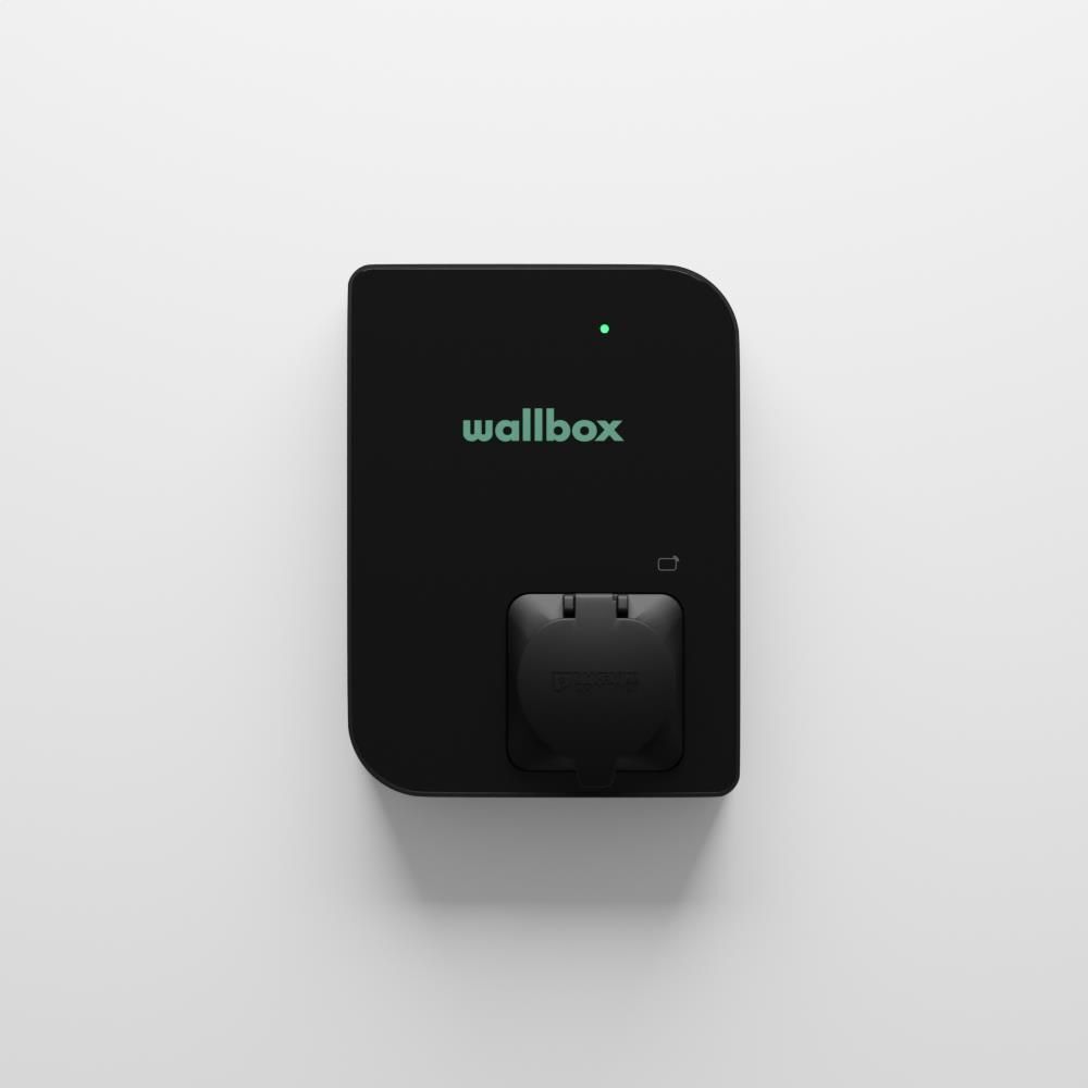 Wallbox Copper SB Nero 11kW Tipo 2 Presa OCCP Cpb1-S-2-3-8-002