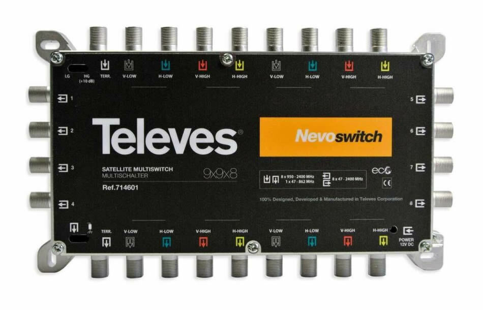 Nevoswitch 9 x 8 Pianta " F " Terminale/Cascata