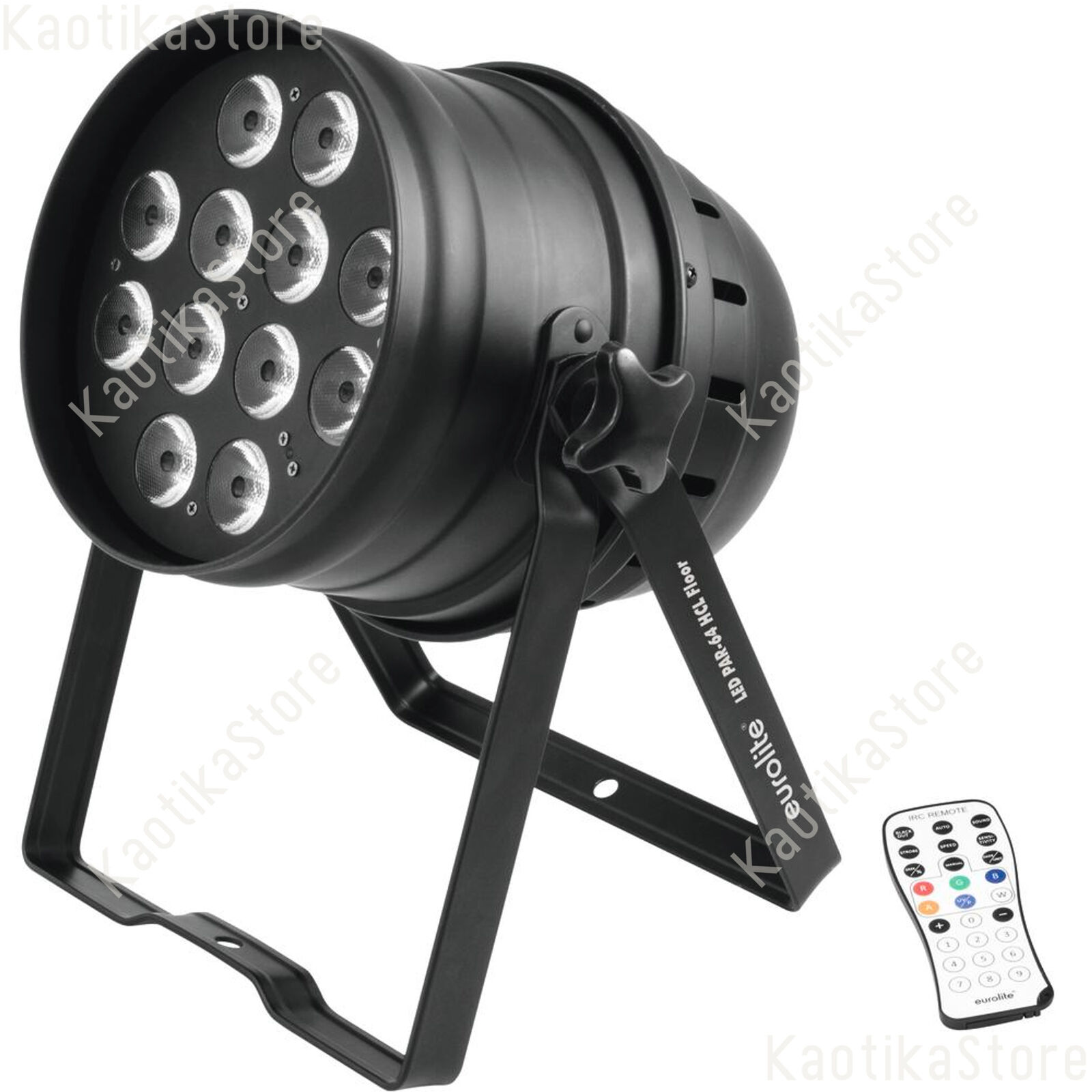 FARO PAR-64 LED 6-in-1 PAR RGBAWUV palco luci luce PAR64 12x10W dj teatro feste