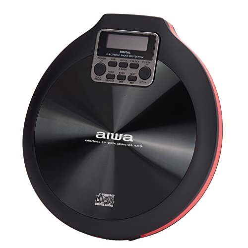 Aiwa PCD-810RD Portable CD player Black Red (U7J)