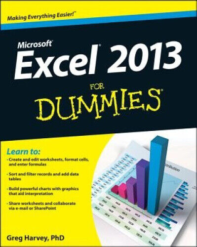 Harvey, G: Excel 2013 For Dummies by Harvey, Greg