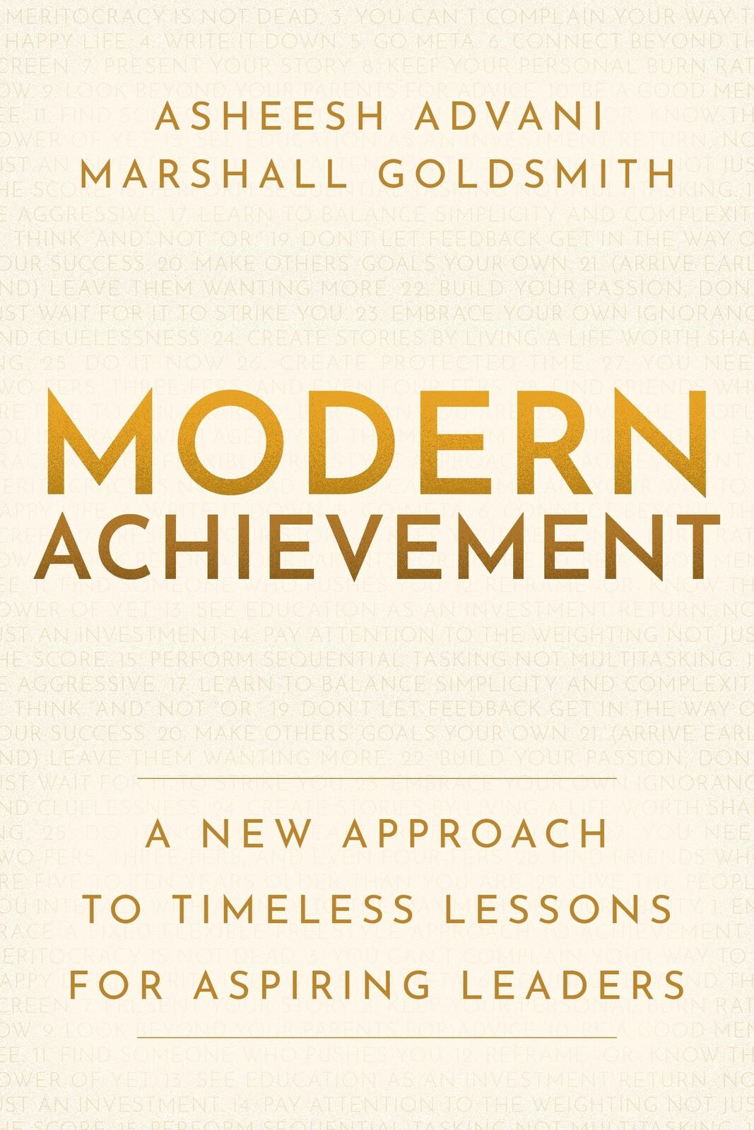 Asheesh Advani Marshall Goldsmith Modern Achievement (Tascabile)