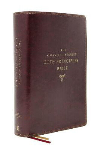 NASB, Charles F. Stanley Life Principles Bible, 2nd Edition, Leathersoft,