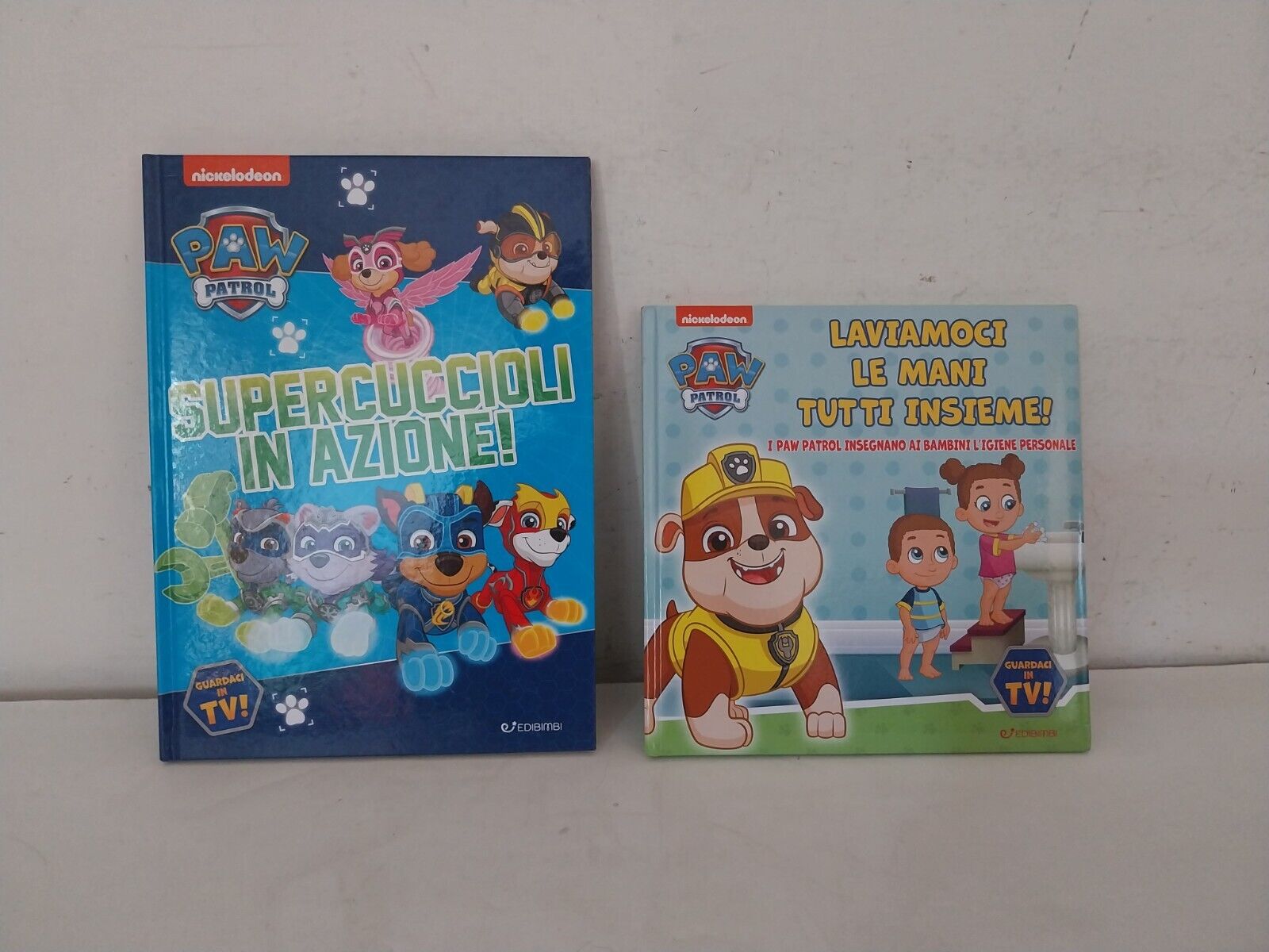 2 Libri per Bimbi Paw patrol Nickelodeon - Edi Bimbi