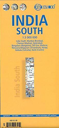9783866093911 India South. Map 1:3 000 000: Einzelkarten: India ...nd time zones