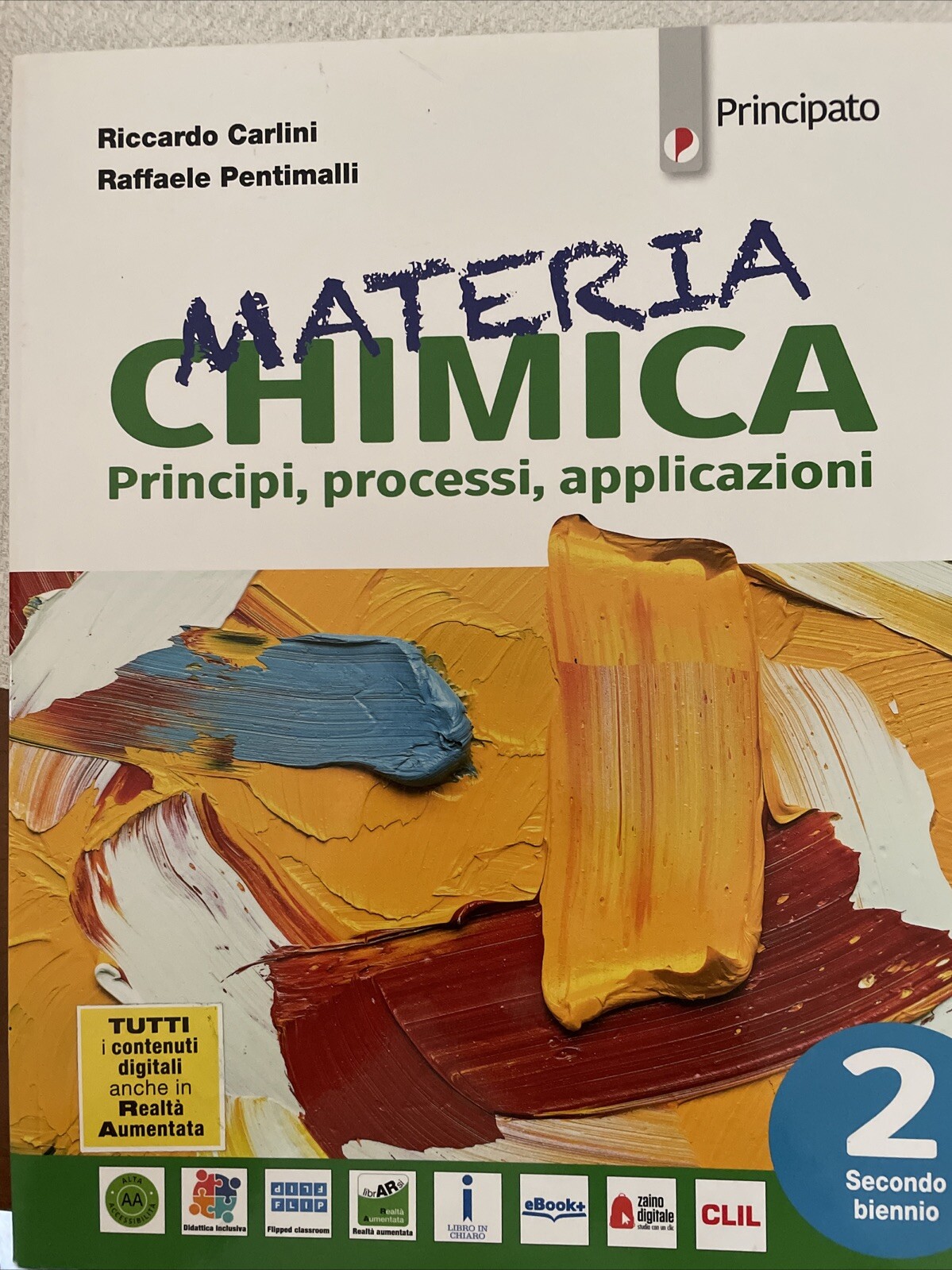 libro scuola superiore-Materia Chimica