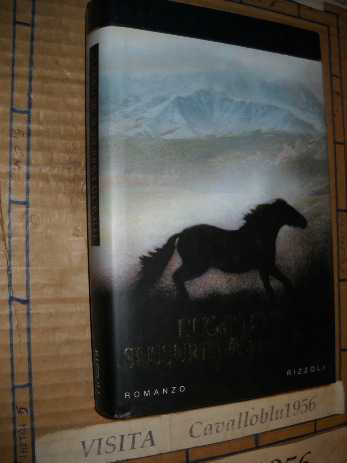 LIBRO  - L'UOMO CHE SUSSURRAVA AI CAVALLI - EVANS - RIZZOLI 1998  - NUOVO MA