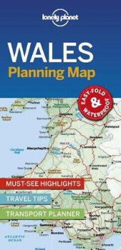 Lonely Planet Wales Planning Map (Map) by Lonely Planet