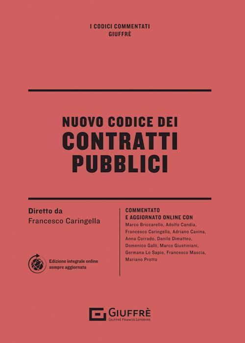 CODICE DEI CONTRATTI PUBBLICI  - AA.VV. - Giuffrè