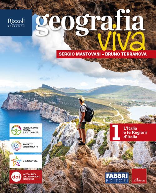 9788891575029 Geografia viva. L'Italia e le Regioni d'Italia. Co... online vol.1