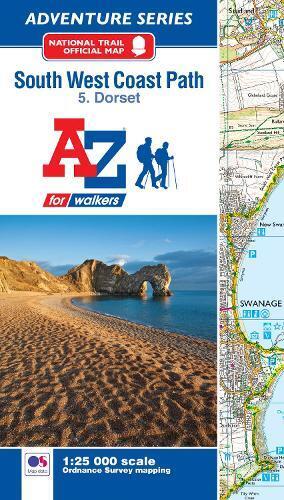 SW Coast Path Dorset Adventure Atlas (Tascabile)