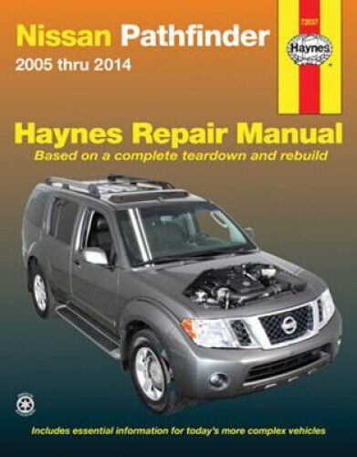 fits Nissan Pathfinder (2005-2014) Haynes Repair Manual (USA)