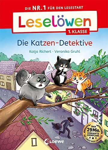 Loewe Erstleseb Leselöwen 1. Klasse - Die Katzen-Detektive: D (Copertina rigida)