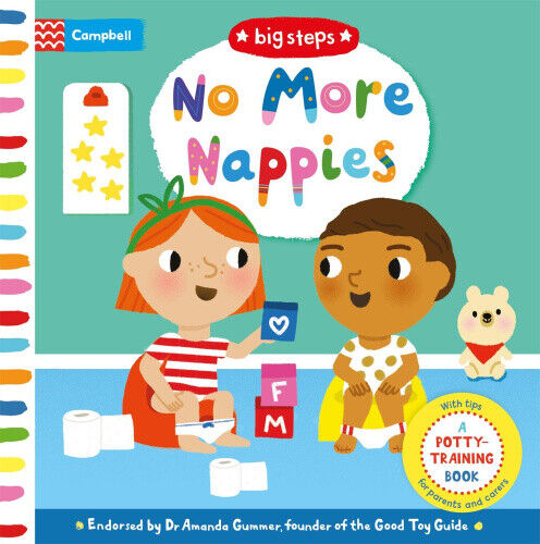 No More Nappies: A Potty-Training Book (Campbell Big Steps) [Board book]