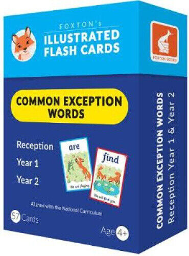 Common Exception Words Flash Cards: Reception, Year 1 and Year 2 Words -