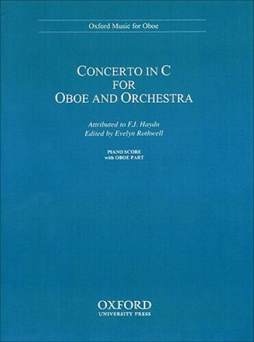 Concerto for Oboe and Orchestra: Reduction for Oboe and Piano