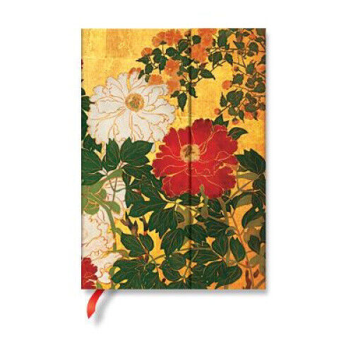 Paperblanks Natsu Rinpa Florals Hardcover Journal MIDI Unlined Wrap 144 Pg 120