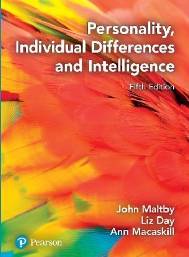 John Maltby Ann Macaskil Personality, Individual Differences and Int (Tascabile)