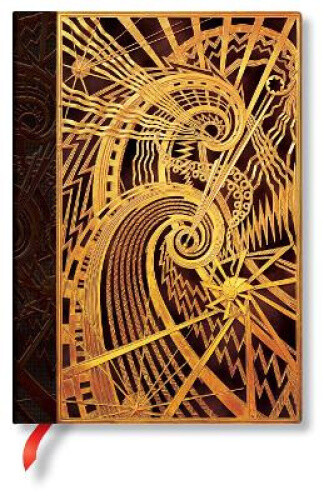 The Chanin Spiral (New York Deco) Midi Unlined Hardcover Journal by Paperblanks
