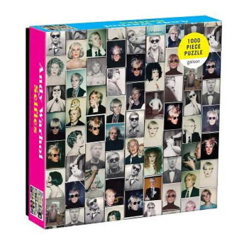 Andy Warhol Selfies 1000 Piece Puzzle in a Square Box by Galison