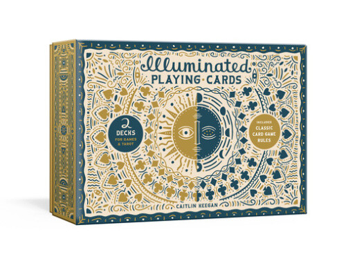 Illuminated Playing Card Set: Two Decks with Game Rules (Illuminated Art