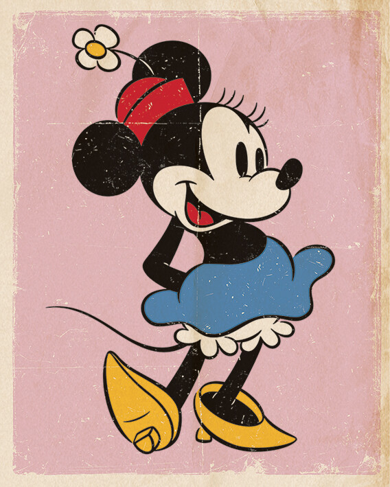 Merchandising Disney: Pyramid - Minnie Mouse - Retro (Poster Mini 40x50 Cm)