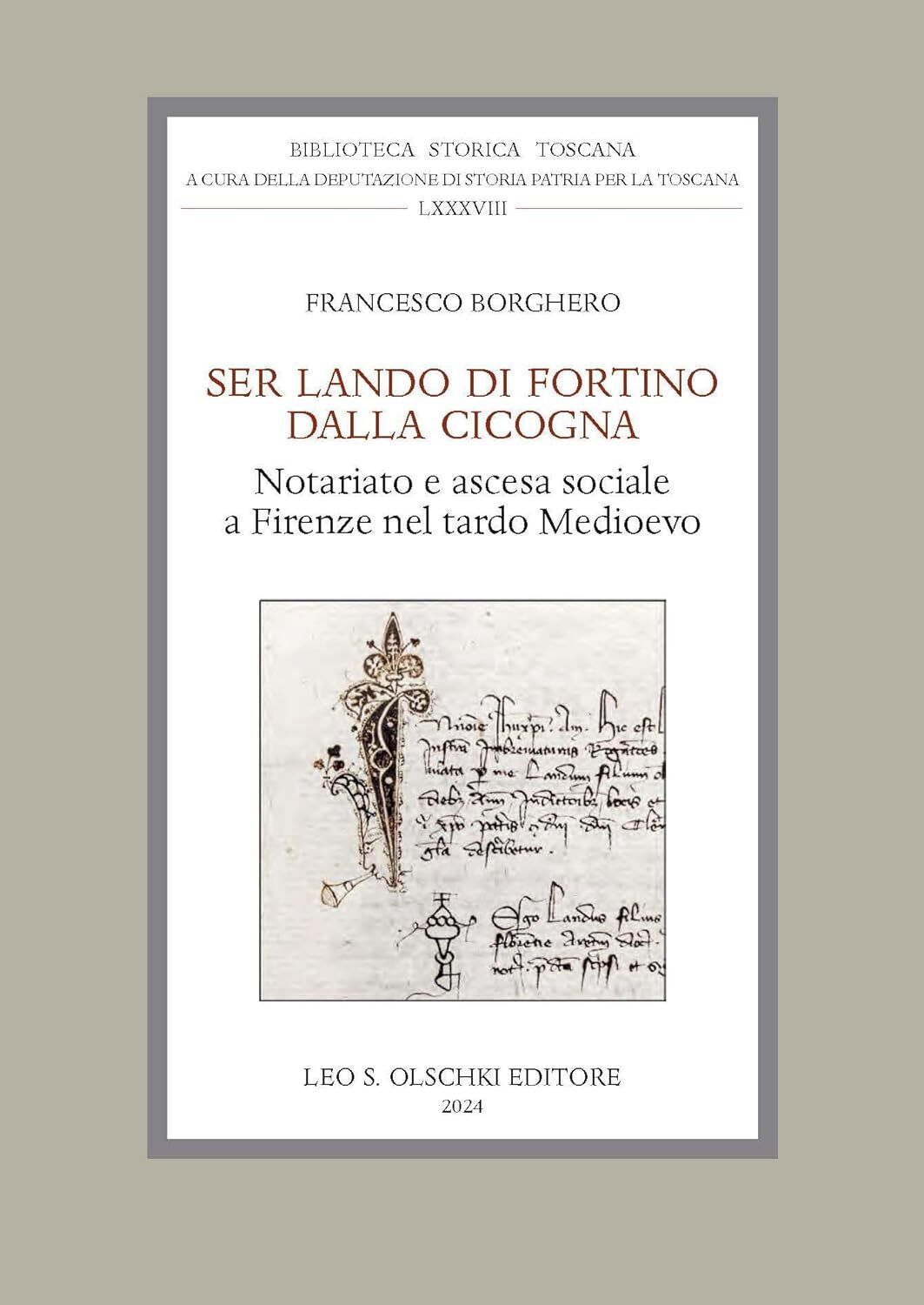 9788822269225 Ser Lando di Fortino dalla Cicogna. Notariato e as...rdo Medioevo.