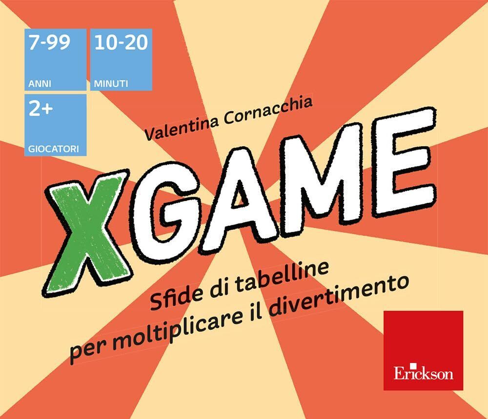 9788859037347 X game. Sfide di tabelline per moltiplicare il divertimento - Vale
