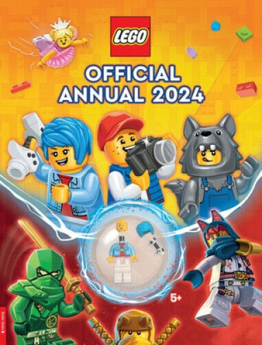 LEGO® Books: Official Annual 2024 (with gamer LEGO® minifigure) (LEGO®