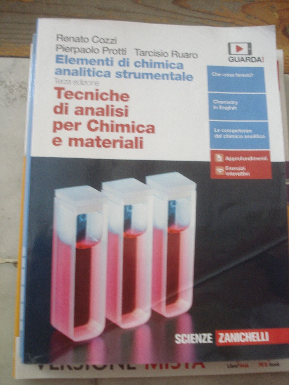ELEMENTI DI CHIMICA ANAL.STRUM.TEC. DI ANALISI PER CHIMICA E MATERIALI