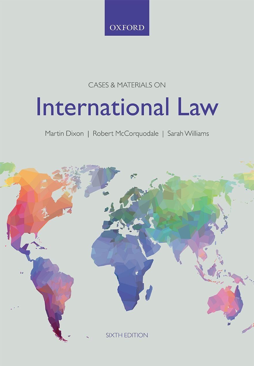 9780198727644 Cases & Materials on International Law - Martin Dixon,Robert McCor
