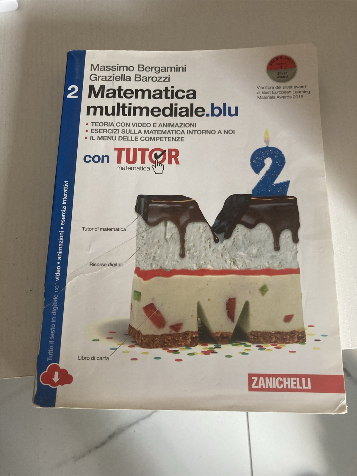 matematica multimediale blu 2 tutor =9788808536440 bergamini massimo 8808736342