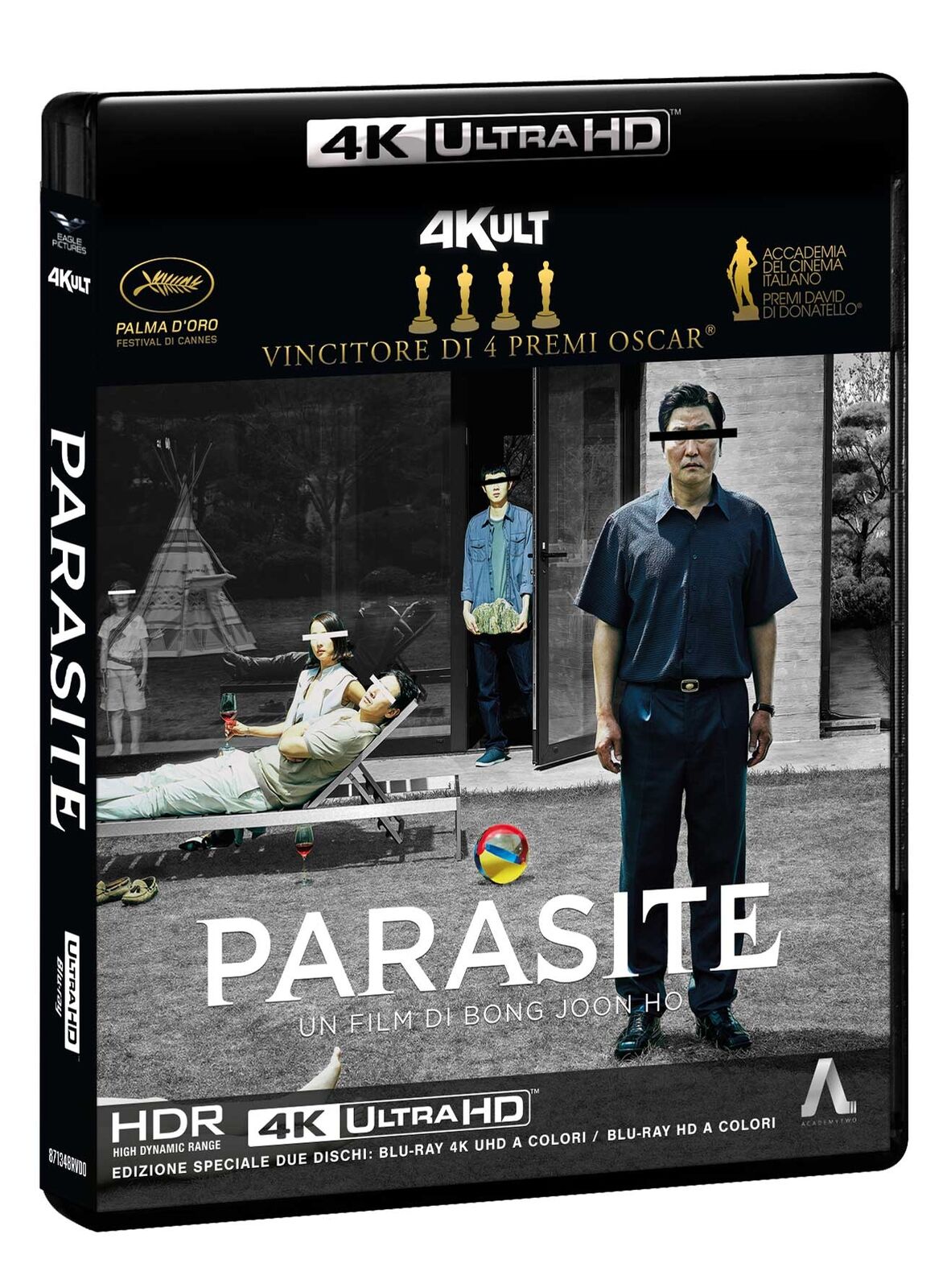 Blu-Ray 4K Uhd Parasite (4K Ultra Hd+Blu-Ray Hd)